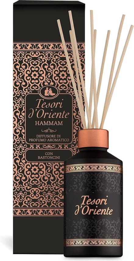 Tesori d'Oriente Hammam geurstokjes, diffuser 200 ml