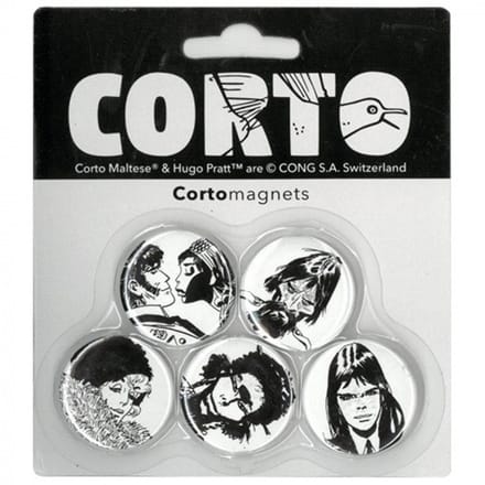 Corto Maltese Koelkastmagneten - Morgana - Tintinimaginatio - 3 cm