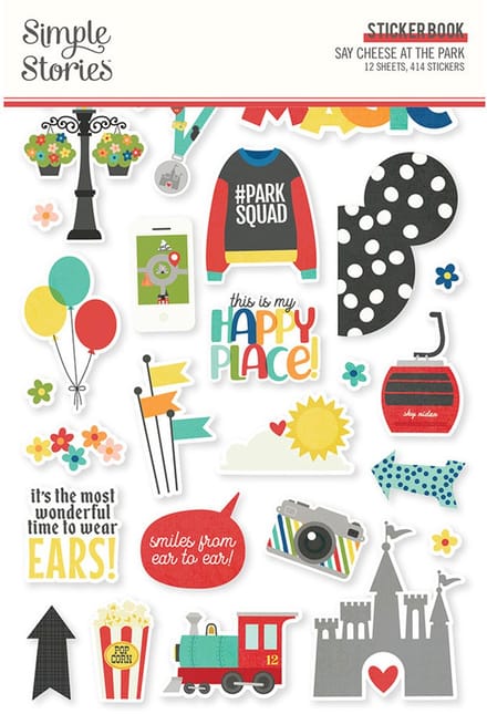 Simple Stories - Say Cheese At The Park Sticker Book (17920)