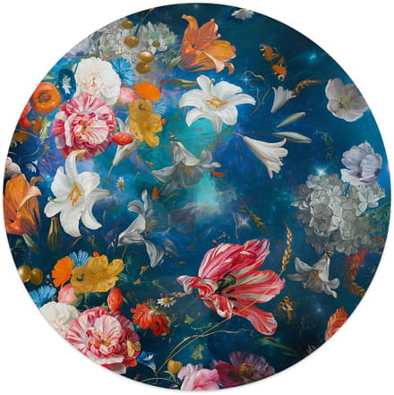 Plexiglasschilderij Bloemenwereld - Ø 50 - Acrylglas - REINDERS