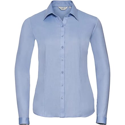 Dameshemd met lange mouwen Russell Athletic Herringbone