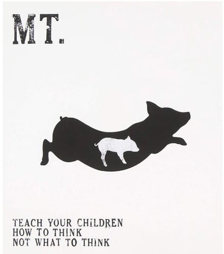 Teach Your Children How To Think..