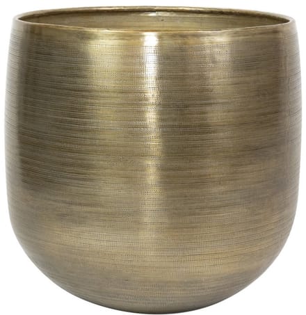 Ter Steege Bloempot Aluminium Goud D 38 cm H 35 cm