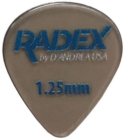 D'Andrea - Radex - 551 plectrum - 1.25 mm - 6-pack