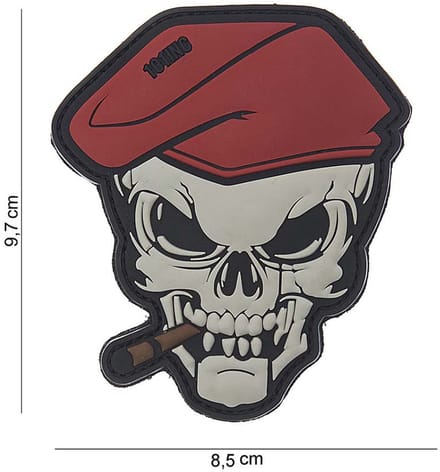 101 Inc Embleem 3D Pvc Skull Sigaar 10121