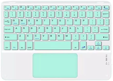 EtuiTab - Draadloos Bluetooth Toetsenbord - Touchpad - Universeel - Groen