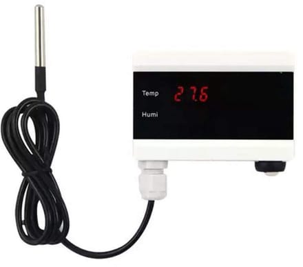 Wi-Fi Temperatuursensor met Digitaal Display en Alarmfunctie