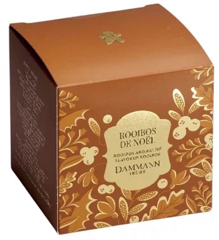 Dammann Christmas rooibos 25 zakjes rooibos met aroma's van sinaasappel en peperkoek