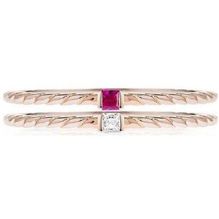 Morellato 1930 roségoudkleurige sterlingzilver SAHA16014 damesring white