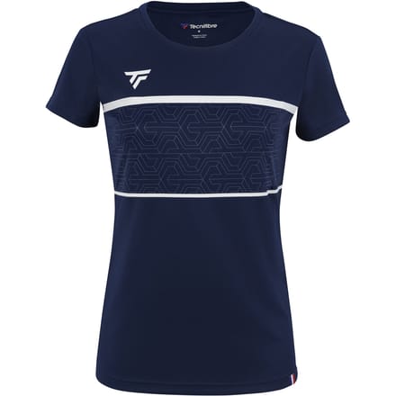 Tecnifibre Team Tech T-shirt Met Korte Mouwen Blauw S Vrouw