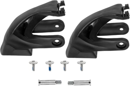 Set Inline Roller Skate Remmen, Universele Blokstoppers, Accessoires voor Steppen, Remframe 10 x 9 x 4 cm, Veiligheid en Comfort