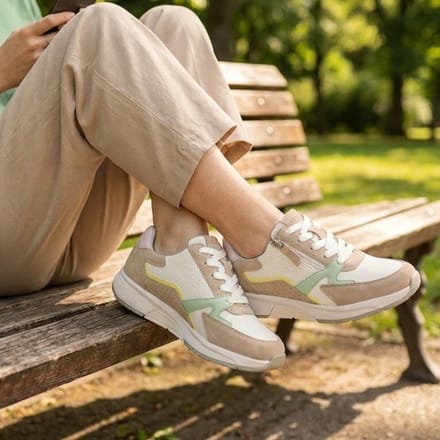 Gabor Rollingssoft beige Su�de - Sneakers - Unisex