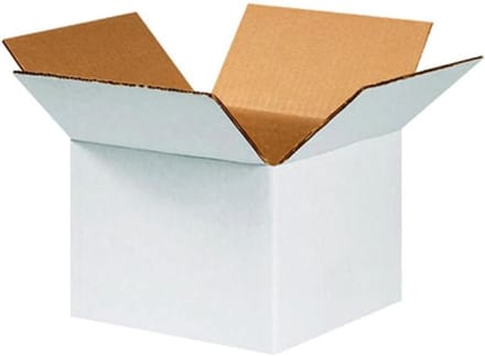 Kartonnen dozen - Verzenddozen opslag - Veilig verzenden - Dubbele golfconstructie - 50 x 40 x 40 cm - Wit