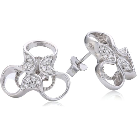 Orphelia Dames 925 Sterling Zilveren Stud Oorbellen - Zilver ZO-5033
