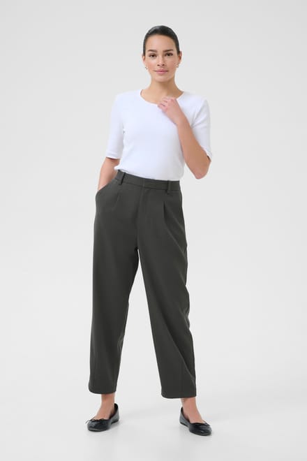 Pants Suiting Regular fit Black Oyster