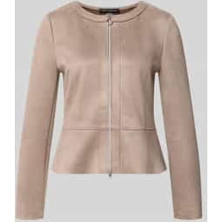 Regular Fit korte blazer in leerlook model 'NOS JULI'