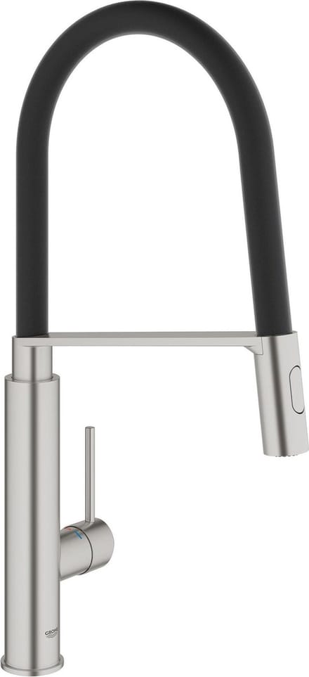 GROHE Concetto Professional Keukenkraan - Draaibare uitloop - 2 straalopties - RVS