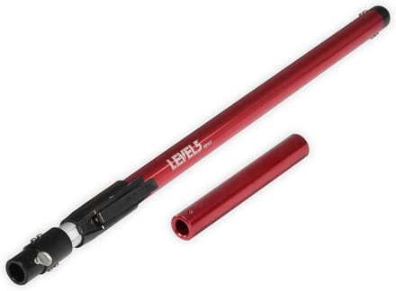 Verstelbare Handgreep - Gipsplaat Roller - Plafond Afwerking - Aluminium Constructie - 52 Inch - Rood