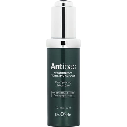 Dr. Oracle, Antibac, Green Therapy Tightening Ampoule, 30ml (1.01fl oz) white