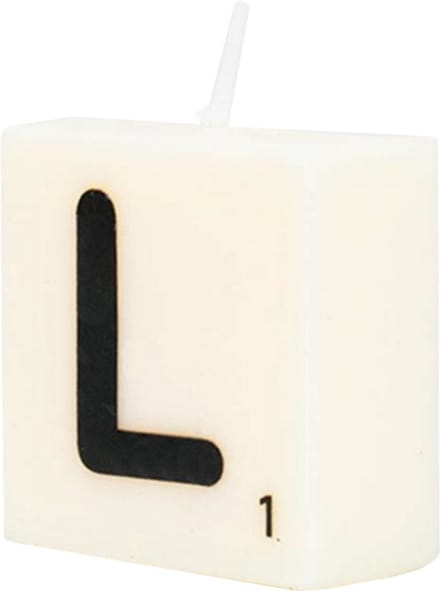 Letter Kaarsje - L