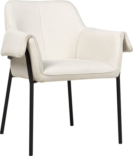 ARLA - Fauteuil - Lichtbeige - Polyester