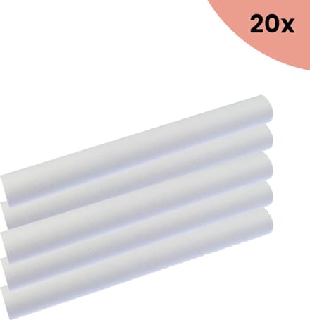 20x Verzendkoker Raadhuis A2 450x50mm rond wit