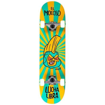 Enuff Lucha Libre El Mocoso Complete Skateboard in Geel en GRoen