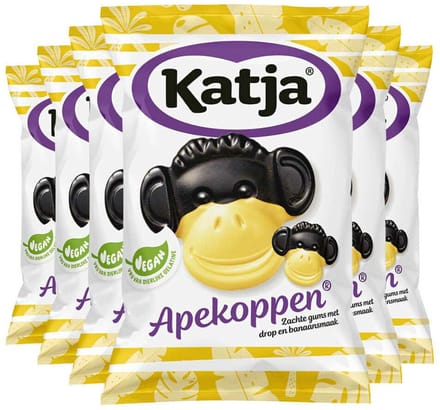 Katja - Apekoppen - 6 x 255 gr - Voordeelverpakking