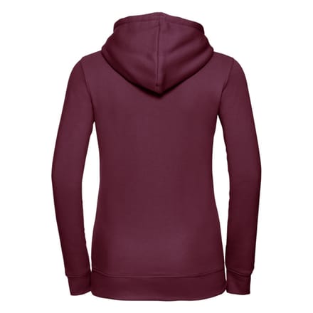 Russell Dames/Dames Authentic Hoodie (Bourgondië)