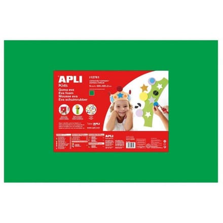 Apli Kids EVA Foam vellen 60 x 40 cm Donkergroen - 5 vel