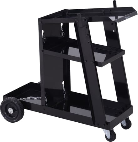 DURHAND Laskar Staal, ijzer, rubber 71L x 39B x 70H cm Zwart
