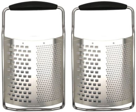 Set van 2 RVS Kaasschaven 2-in-1 van 22 cm Fackelmann
