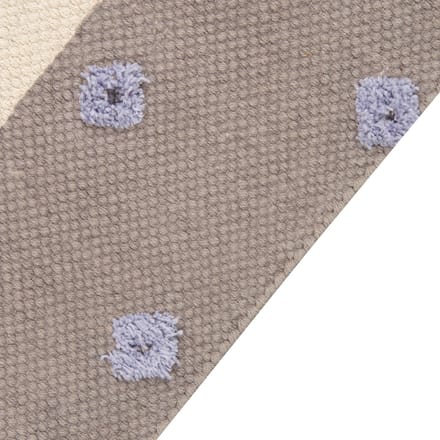 LUBUK - Vloerkleed - Taupe - Katoen