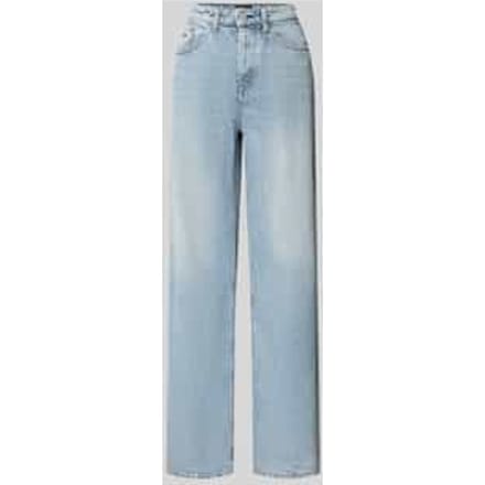 Wide & loose fit jeans van katoenmix model 'CLAIRE'