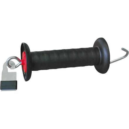 AKO Poortgreep zwart verzinkt + Litzclip lintverbinder 20mm