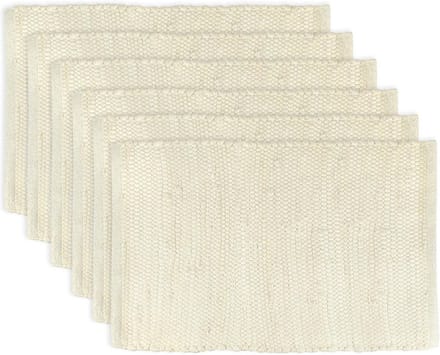 Omkeerbaar en machinewasbaar placemat van katoen - 13x19 cm