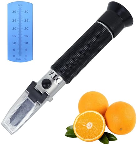 Suikergehalte tester-0-32% Brix-meterrefractometer- draagbare refractometer voor suikergehaltetest