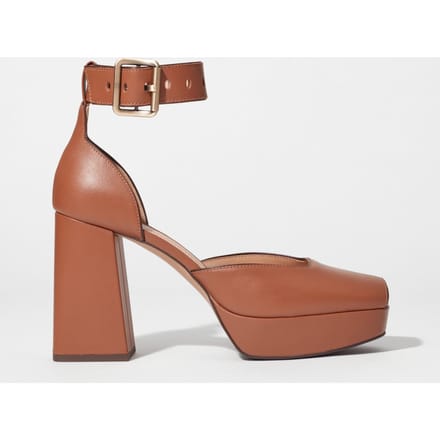 & Other Stories Neve Platform Sandalette Brown Taglia: 41 | Infradito Outlet | Donna | Marrone