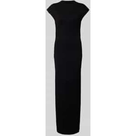 Maxi-jurk met opstaande kraag, model 'Giggo'