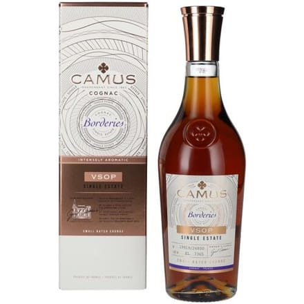 Camus Cognac Camus VSOP Borderies Single Estate Small Batch Cognac 40% Vol. 0,7l in geschenkverpakking