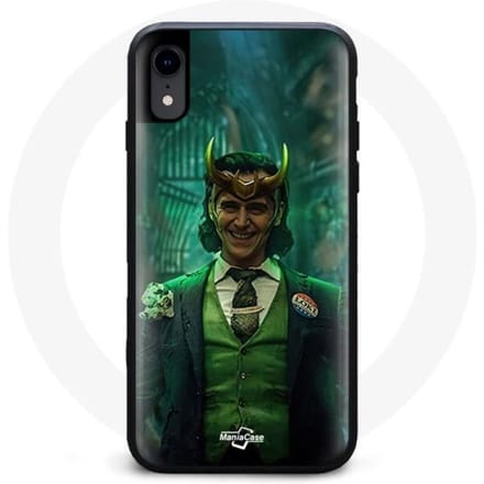 Coque - Maniacase - Iphone XS Max - Souple - Noir - Loki Thor Ragnarok noir