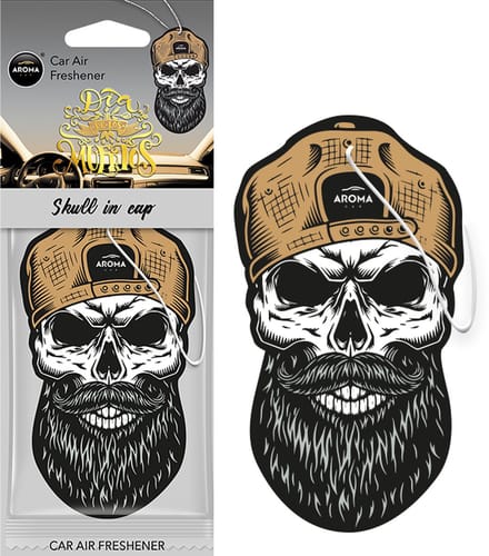 AROMA CAR - Dia De Los Muertos - Skull In Cap