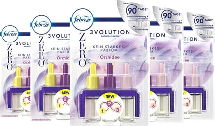 Febreze Navulling - 3Volution Zero% - Orchid - 5 x 20 ml