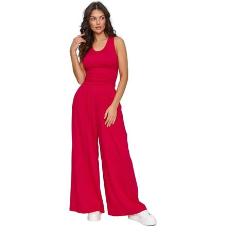 Set van tanktop en broek voor dames Makadamia