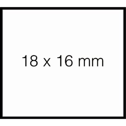 Prijsetiket sato duo 16 afnbr tbv pb216 16 x 18 mm
