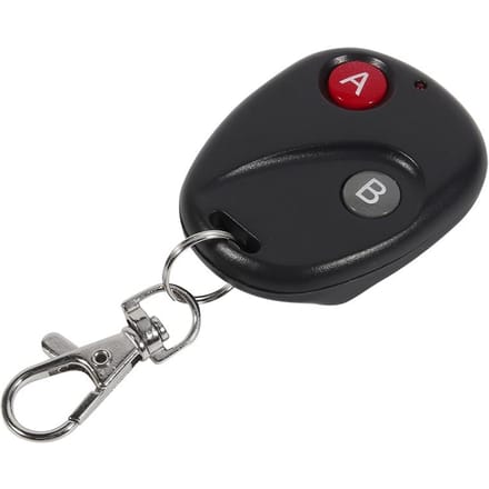 Afstandsbediening Sleutel Garagepoort Deur Zender Draadloos 433MHz Plastic Zwart 2 Sleutels black