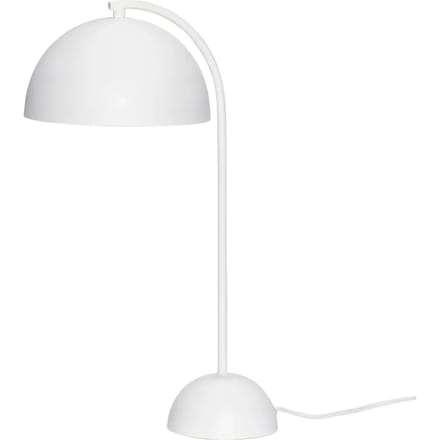 HÜBSCH INTERIOR - Tafellamp van wit metaal - ø23xh48cm