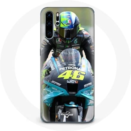 Hoesje voor Huawei P30 Pro Valentino Rossi Motorcycle Racing Driver 46
