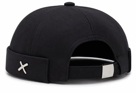 Beanie zonder Klep - Pet - Zon - Hoedje - Zwart - Docker