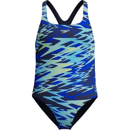 1-delig meisjes zwempak Speedo Hyperboom Allover Medalist